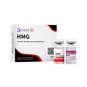 applying peptide serum HMG on face