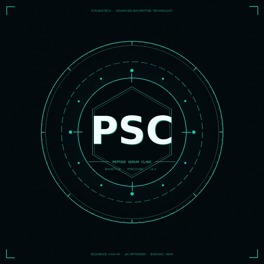 Peptide serum clinic logo