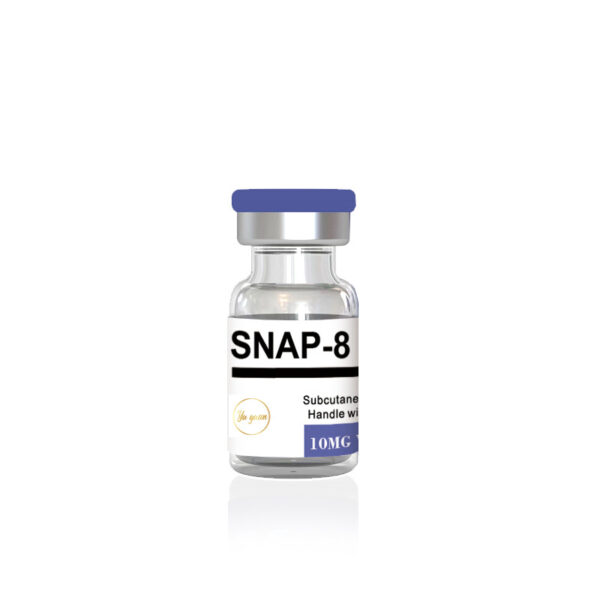 Peptide serum SNAP-8 dropper bottle with visible anti-aging serum texture on a clean white background