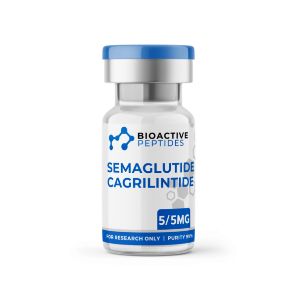 Cosmetic peptide serum bottle on clean background